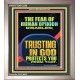 TRUSTING IN GOD PROTECTS YOU  Scriptural Décor  GWVICTOR12286  