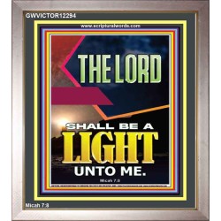 BE A LIGHT UNTO ME  Bible Verse Portrait  GWVICTOR12294  "14x16"
