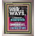 WALK IN MY WAYS AND KEEP MY COMMANDMENTS  Wall & Art Décor  GWVICTOR12296  "14x16"