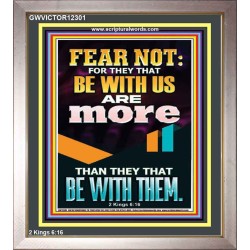 THEY THAT BE WITH US ARE MORE THAN THEM  Modern Wall Art  GWVICTOR12301  