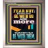 THEY THAT BE WITH US ARE MORE THAN THEM  Modern Wall Art  GWVICTOR12301  "14x16"