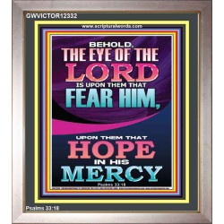 THEY THAT HOPE IN HIS MERCY  Unique Scriptural ArtWork  GWVICTOR12332  "14x16"