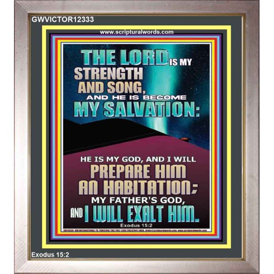 PREPARE JEHOVAH MY FATHER'S GOD AN HABITATION   Custom Modern Wall Art  GWVICTOR12333  