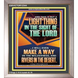 A WAY IN THE WILDERNESS AND RIVERS IN THE DESERT  Unique Bible Verse Portrait  GWVICTOR12344  