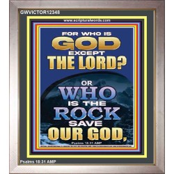 WHO IS THE ROCK SAVE OUR GOD  Art & Décor Portrait  GWVICTOR12348  "14x16"