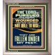 MY ENEMIES ARE FALLEN UNDER MY FEET  Bible Verse for Home Portrait  GWVICTOR12350  