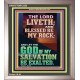 BLESSED BE MY ROCK GOD OF MY SALVATION  Bible Verse for Home Portrait  GWVICTOR12353  