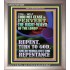 REPENT AND DO WORKS BEFITTING REPENTANCE  Custom Portrait   GWVICTOR12355  "14x16"
