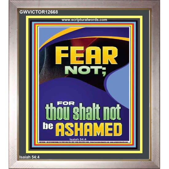 FEAR NOT FOR THOU SHALT NOT BE ASHAMED  Children Room  GWVICTOR12668  