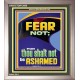 FEAR NOT FOR THOU SHALT NOT BE ASHAMED  Children Room  GWVICTOR12668  
