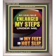 MY GOD HAVE ENLARGED MY STEPS UNDER ME THAT MY FEET DID NOT SLIP  Bible Verse Art Prints  GWVICTOR12998  