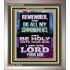 DO ALL MY COMMANDMENTS AND BE HOLY  Christian Portrait Art  GWVICTOR13010  "14x16"