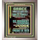 GRACE UNMERITED FAVOR OF GOD BE MODEST IN YOUR THINKING AND JUDGE YOURSELF  Christian Portrait Wall Art  GWVICTOR13011  
