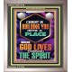 BE UNITED TOGETHER AS A LIVING PLACE OF GOD IN THE SPIRIT  Scripture Portrait Signs  GWVICTOR13016  