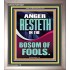 ANGER RESTETH IN THE BOSOM OF FOOLS  Encouraging Bible Verse Portrait  GWVICTOR13021  "14x16"