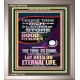 LAY A GOOD FOUNDATION FOR THYSELF AND LAY HOLD ON ETERNAL LIFE  Contemporary Christian Wall Art  GWVICTOR13030  