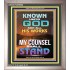 KNOWN UNTO GOD ARE ALL HIS WORKS  Unique Power Bible Portrait  GWVICTOR9388  "14x16"