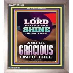 THE LORD BE GRACIOUS UNTO THEE  Unique Scriptural Portrait  GWVICTOR9991  "14x16"