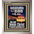 IMPOSSIBLE FOR GOD TO LIE  Children Room Portrait  GWVICTOR9997  "14x16"