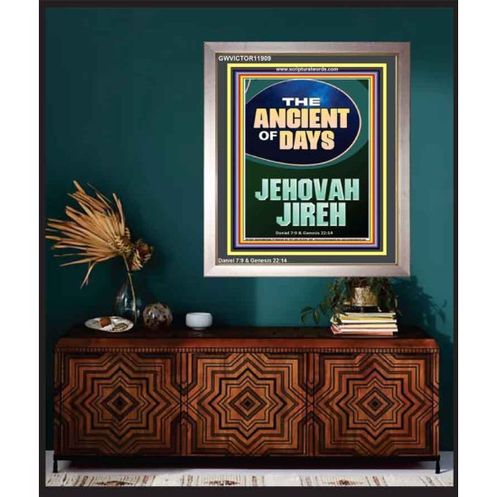 THE ANCIENT OF DAYS JEHOVAH JIREH  Unique Scriptural Picture  GWVICTOR11909  