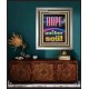 HOPE AN ANCHOR OF THE SOUL  Scripture Portrait Signs  GWVICTOR11987  
