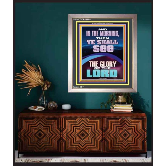 YOU SHALL SEE THE GLORY OF THE LORD  Bible Verse Portrait  GWVICTOR11999  