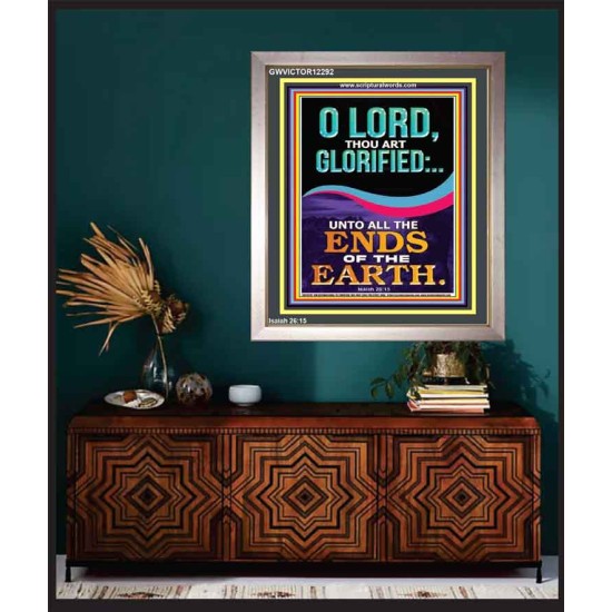 O LORD THOU ART GLORIFIED  Sciptural Décor  GWVICTOR12292  