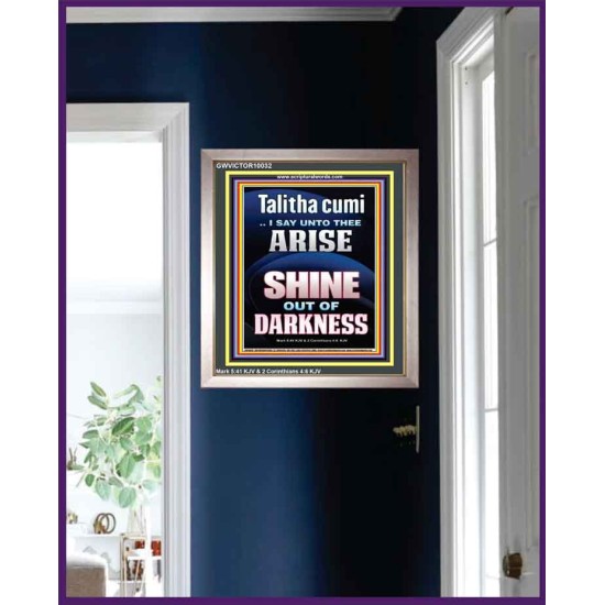 TALITHA CUMI ARISE SHINE OUT OF DARKNESS  Children Room Portrait  GWVICTOR10032  