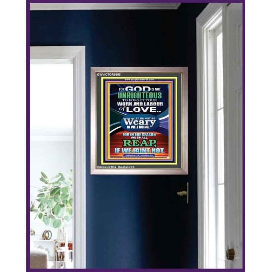 DO NOT BE WEARY IN WELL DOING  Children Room Portrait  GWVICTOR9988  