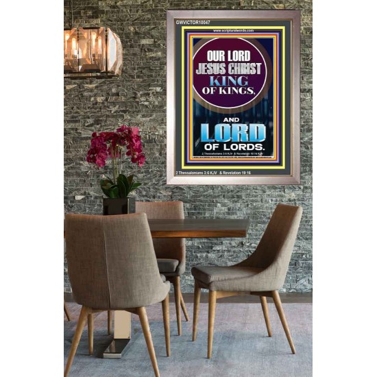 JESUS CHRIST - KING OF KINGS LORD OF LORDS   Bathroom Wall Art  GWVICTOR10047  