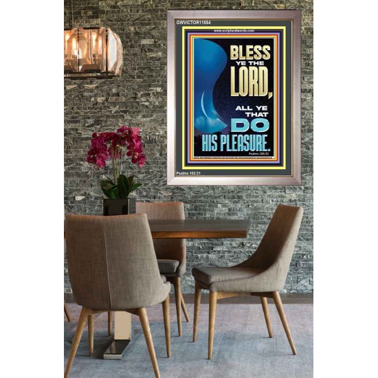 DO HIS PLEASURE AND BE BLESSED  Art & Décor Portrait  GWVICTOR11854  