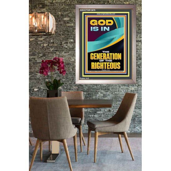 GOD IS IN THE GENERATION OF THE RIGHTEOUS  Ultimate Inspirational Wall Art  Portrait  GWVICTOR12679  