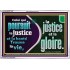 Celui qui poursuit la justice et la bonté Trouve la vie, la justice et la gloire. Versets bibliques à cadre acrylique personnalisé (GWFREABIDE11642) "24X16"