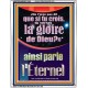 «Ne t'ai-je pas dit que si tu crois, tu verras la gloire de Dieu?» ainsi parle l'Éternel Art religieux (GWFREABIDE11265) 