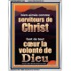 comme serviteurs de Christ font de tout cœur la volonté de Dieu Cadre acrylique Power Bible unique (GWFREABIDE11365) 