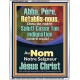 Abba, Père, Cesse Ton indignation contre nous! Verset biblique imprimable sur cadre acrylique (GWFREABIDE11598) 