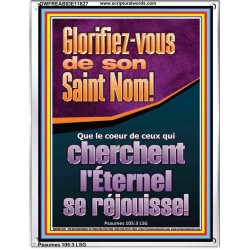 Glorifiez-vous de son Saint Nom! Cadre acrylique puissance éternelle (GWFREABIDE11627) 