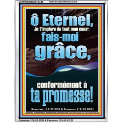 Eternel, Je t'implore de tout mon cœur: fais-moi grâce, conformément à ta promesse! Chambre d'enfants (GWFREABIDE12438) 