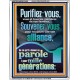 Purifiez-vous, vous et tous les membres de vos familles,  Cadre acrylique de décoration murale chrétienne (GWFREABIDE12489) 