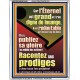 Racontez ses prodiges |chez tous les peuples! Cadre acrylique versets bibliques (GWFREABIDE12491) 