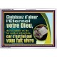 Choisissez d'aimer l'Eternel votre Dieu, de lui obéir et de lui rester attachés,  Cadre en acrylique versets bibliques inspirants (GWFREAMAZEMENT11499) 