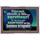 Éternel, Garantis le bien de ton serviteur! Cadre acrylique Art des versets bibliques (GWFREAMAZEMENT12546) 