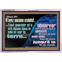 ...observe everything I have commanded you. Oeuvre d'art de décoration (GWFREAMAZEMENT12568) "32X24"