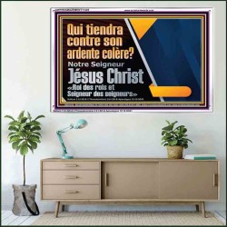 Qui tiendra contre son ardente colère? Notre Seigneur Jésus Christ Cadre acrylique d'art moderne (GWFREAMAZEMENT11425) 