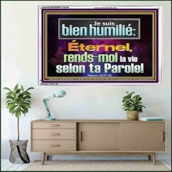 rends-moi la vie selon ta Parole! Décor d'écriture avec cadre en acrylique (GWFREAMAZEMENT12542B) 