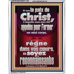 soyez reconnaissants Cadre acrylique scriptural unique (GWFREAMAZEMENT11355) 