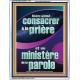 Soyez dévoué à la Prière et au Ministère de La Parole. Image biblique unique (GWFREAMAZEMENT11373) 