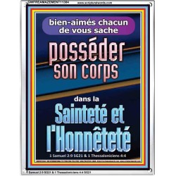 sache posséder son corps dans la Sainteté et l'Honnêteté Cadre acrylique puissance ultime (GWFREAMAZEMENT11384) 