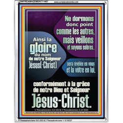 regarde et sois sobre Impressions d'art en acrylique avec versets bibliques (GWFREAMAZEMENT11467) 