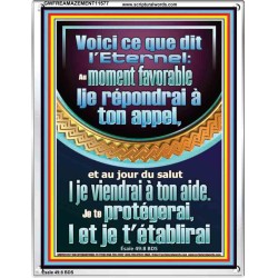 Je te protégerai,|et je t'établirai
  Cadre Acrylique Art & Décoration (GWFREAMAZEMENT11577) "24X32"